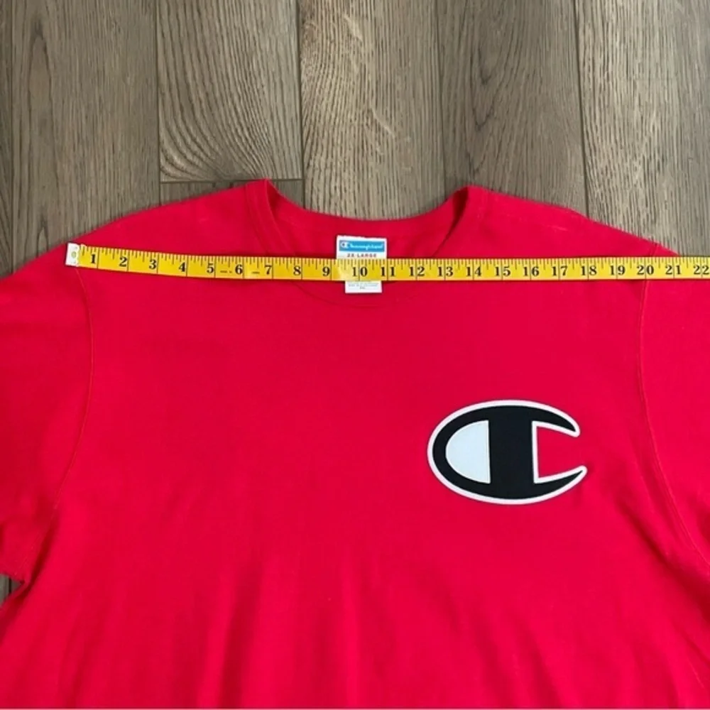 Champion‎ Red Big Logo T Shirt